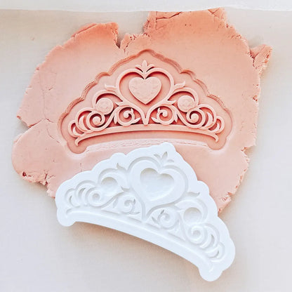 HEART CROWN STAMPO 3D E CUTTER BOSS EMBOSSER - Sweet Sweet Way Ostia