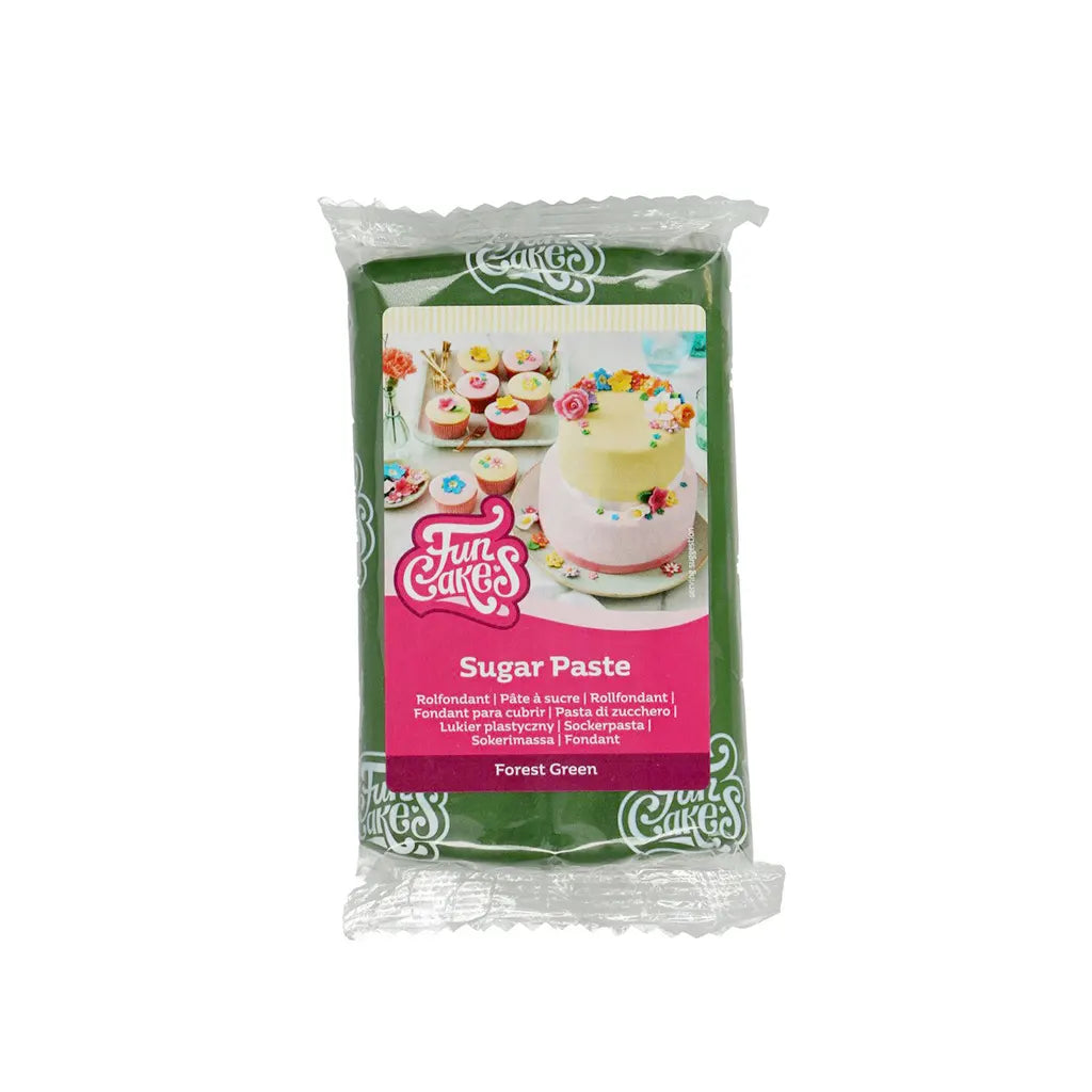 PASTA DI ZUCCHERO FOREST GREEN FUNCAKES 250 G - Sweet Sweet Way Ostia (7039314526374)