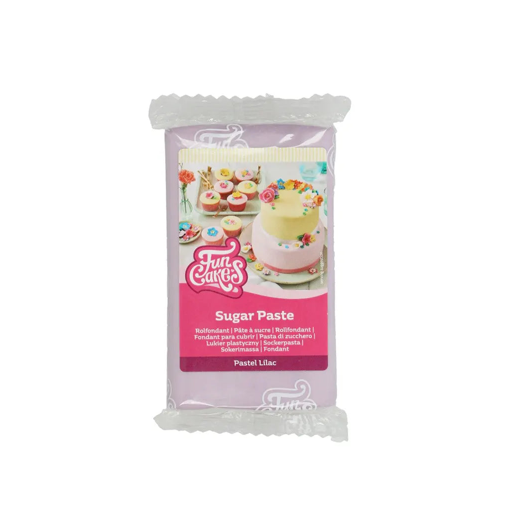 PASTA DI ZUCCHERO PASTEL LILAC FUNCAKES 250 G - Sweet Sweet Way Ostia (7039330746534)