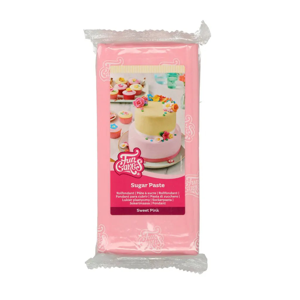 PASTA DI ZUCCHERO SWEET PINK FUNCAKES 1 KG - Sweet Sweet Way Ostia (6924460884134)